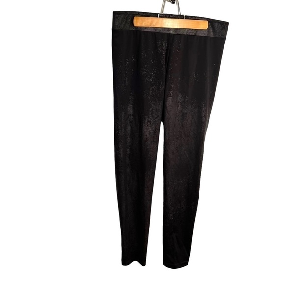 Vince Camuto Leggings Black Crinkled - Picture 1 of 12